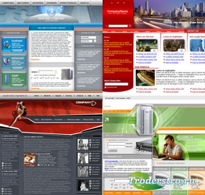 60 Professional Web Templates -     PSD