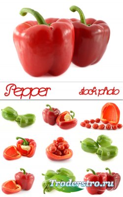 Pepper - stock photo | Перец - Клипарт