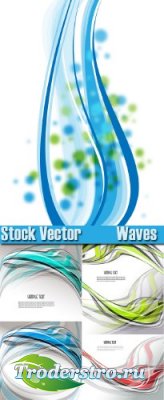 Stock Vector Waves 5
