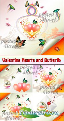    - Valentine Hearts and Butterfly