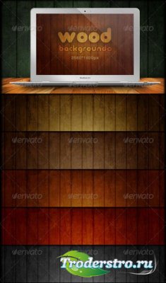 GraphicRiver - Wood Backgrounds - Grunge & Scratch