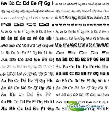 Коллекция дизайнерских шрифтов (Typodermic Fonts)