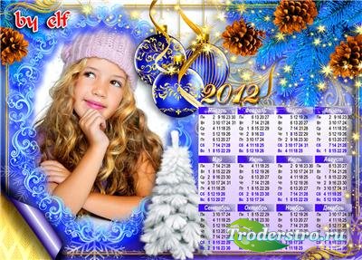 Рамка-календарь - В ожидании Нового года