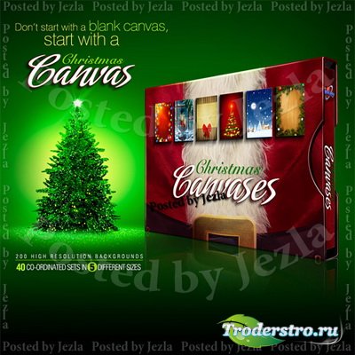 Christmas Canvases Collection 1