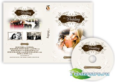 Свадебные DVD обложки, Меню для фильма - Ornate Elegance