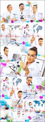        / Scientist in laboratory - Stock photo