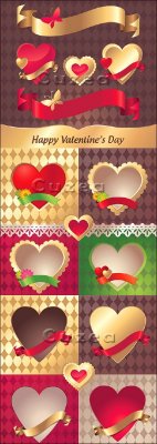     | Collection of Valentine decorative h ...