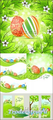      / Vector clipart by Easter in green tone