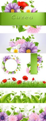 / Vector stock - Spring banners