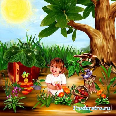 Детский сказочный скрап-набор - Лесные истории 