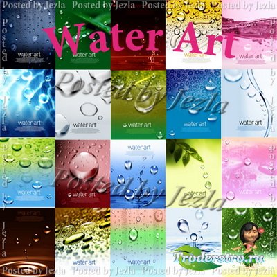 PSD  - Poster Water Art