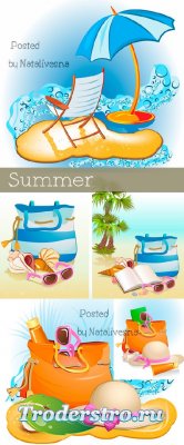 ,  ,      / Vector - Summer, beach bag,  ...