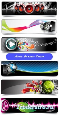 Hi-Tech music Backgrounds (Vector)