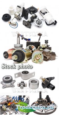    / Spare parts for cars - Raster clipart