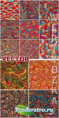      / Vector Background with colorful de ...