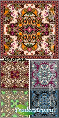     , / Vector Background with colorful patterns, ornaments