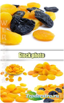       / Dried apricots, prunes - raster clipart