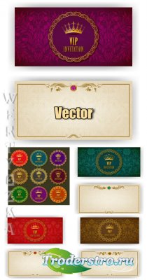   / Luxury invitation - vector clipart