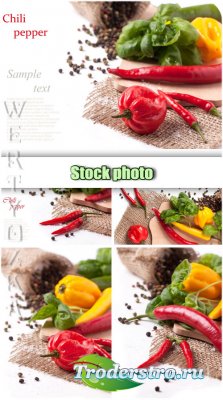 Сладкий и острый перец / Sweet and hot peppers - Raster clipart