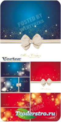    / Christmas sparkling background - stock vector