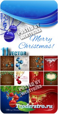    / Beautiful christmas background - stock vector
