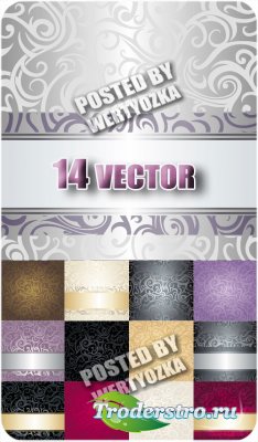     / Beautiful backgrounds with ornaments - stock vector