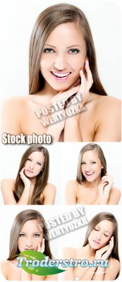     / Girl with a beautiful smile - stock photos