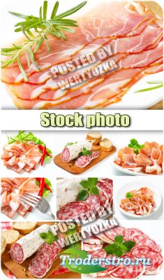  ,  / Meat products, sausages - stock photos