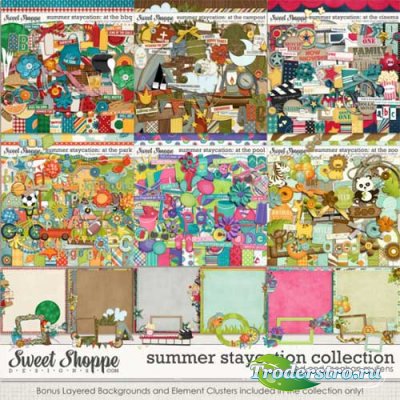 Летний скрап-комплект - Summer Staycation Collection