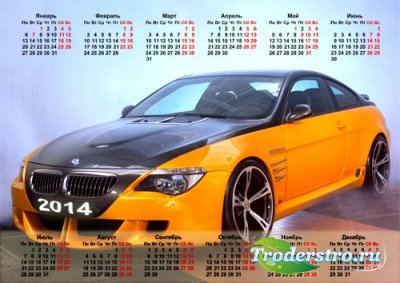 Календарь 2014 - Спортивное BMW