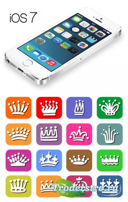 iPhone icons vector