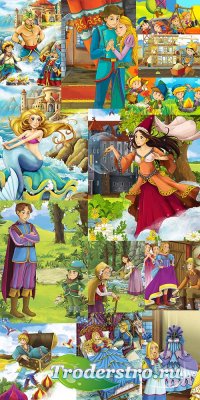 Сборник детских картинок из разных сказок