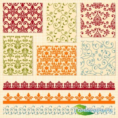 Backgrounds patterns Vector