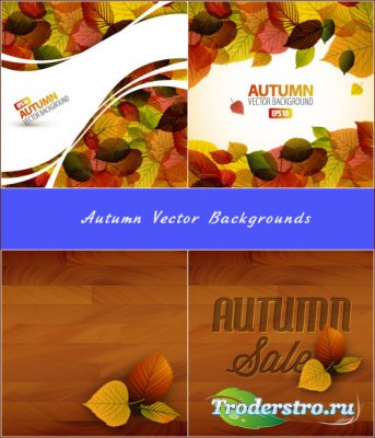 Autumn backgrounds 2 vector