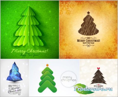Christmas background patterns 3 (vector)