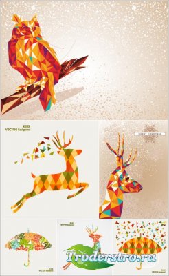 Christmas background patterns 5 (vector)