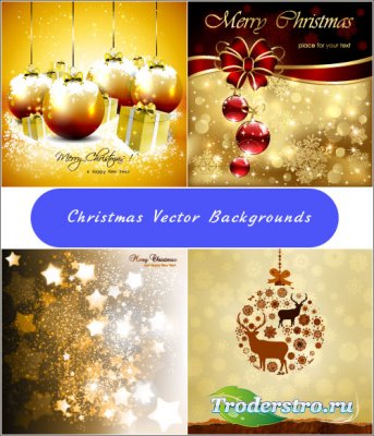 Christmas elements Backgrounds vector