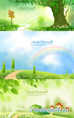 Green color background vector