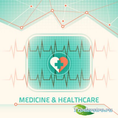 Medical backgrounds pulse heart     