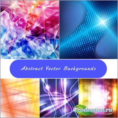 Crystal abstract backgrounds Vector