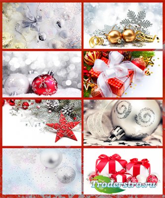     / White backgrounds holiday new year