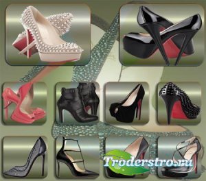Клипарты на прозрачном фоне - Женские туфли